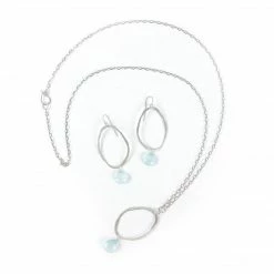 Lisa Crowder Necklace: Long Single Rough Cut With Stone Jewelry