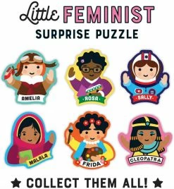 Chronicle Books Little Feminist: Surprise Puzzle Extras