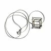 Ludviks Medium 2 Silver Cube Pendant Jewelry