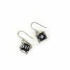 Ludviks Small Black & Silver Nesting Earrings