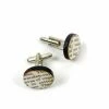 Made From Books: Circle Cufflinks Collections