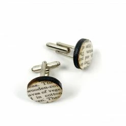 Made From Books: Circle Cufflinks Collections