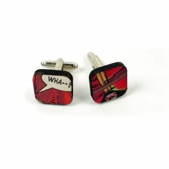 Collections Made From Books: Square Cufflinks