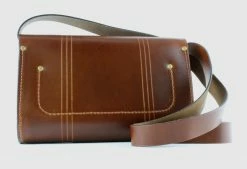 Martine Deco Purse: Chestnut