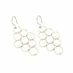 Meghan Patrice Riley Dangles: Bubbles, Gold & Silver