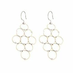 Meghan Patrice Riley Dangles: Bubbles, Gold & Silver