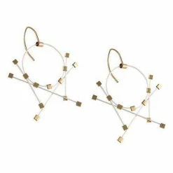 Jewelry Meghan Patrice Riley Dangles: Fireworks, Silver & Gold