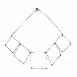 Meghan Patrice Riley Necklace: Square, Bronze & Gold