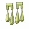 Morgan Hill Earrings: Lime Dangle Stud