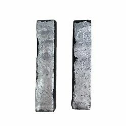 Morgan Hill Earrings: Scorched Wood & Silver Jewelry