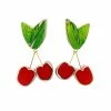 Morgan Hill Earrings: Super Duper Cherry