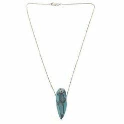 Jewelry Morgan Hill Pendant Necklace: Aqua