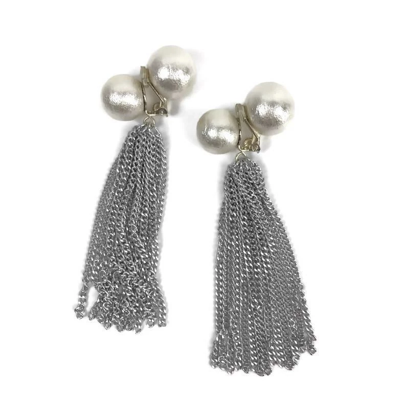 Moy Paris Clip-On Earrings: Fringe Jewelry 3 Moy Paris Clip-On Earrings: Fringe Jewelry