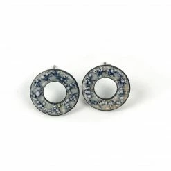 Jewelry Myriad Of Mischief Enamel O-Studs: Speckle