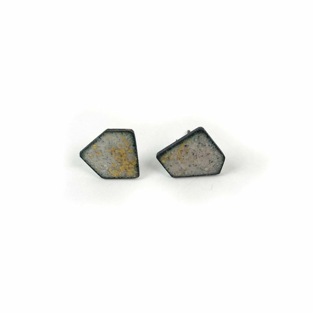 Myriad Of Mischief Geo Studs: Beige Jewelry 3 Myriad Of Mischief Geo Studs: Beige Jewelry