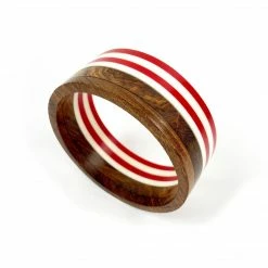 Jewelry Narratives Striped Bangles: Red