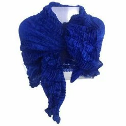 Nellie Rose Textiles Nellie Rose Silk Scarf: Bomaki Square, Cobalt Extras