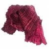 Nellie Rose Textiles Nellie Rose Silk Scarf: Bomaki Square, Raspberry Extras
