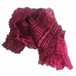 Nellie Rose Textiles Nellie Rose Silk Scarf: Bomaki Square, Raspberry Extras
