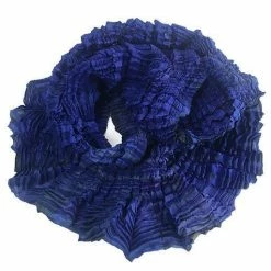 Nellie Rose Textiles Nellie Rose Silk Scarf: Chrysalis, Sapphire