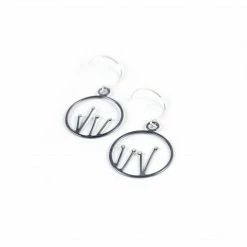 Olivia De Soria Earrings: Circle Sprout