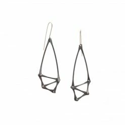 Jewelry Olivia De Soria Earrings: Oxidized Silver Geometric