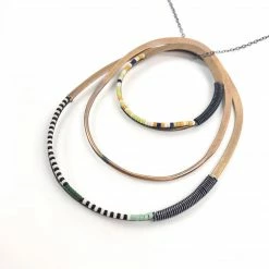 Olivia De Soria Necklace: Beaded Hoop