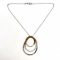 Olivia De Soria Necklace: Beaded Hoop