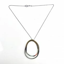 Olivia De Soria Necklace: Double Hoop