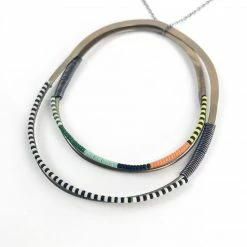 Olivia De Soria Necklace: Double Hoop