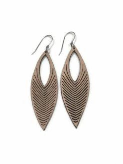 Oropopo Earrings: Chevron Jewelry