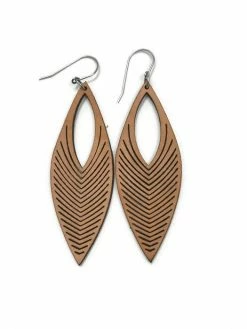 Oropopo Earrings: Chevron Jewelry