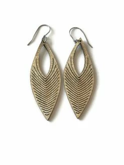 Oropopo Earrings: Chevron Jewelry