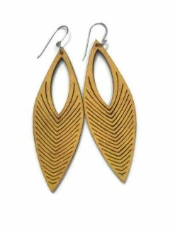 Oropopo Earrings: Chevron Jewelry