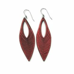 Oropopo Earrings: Chevron Jewelry