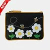 Extras PRIMEHIDE Coin Purse: Bee & Flower