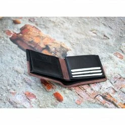 PRIMEHIDE Wallet: Black & Brown Trifold Wallets