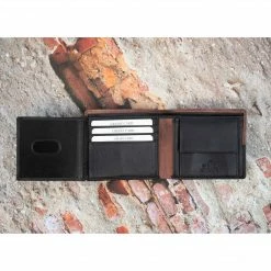 PRIMEHIDE Wallet: Black & Brown Trifold Wallets