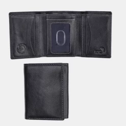 PRIMEHIDE Wallet: Black Trifold Wallets