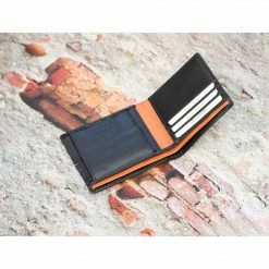 Wallets PRIMEHIDE Wallet: Black W/Stripe RFID Bifold