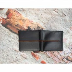 Wallets PRIMEHIDE Wallet: Black W/Stripe RFID Bifold