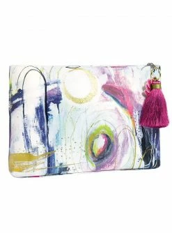 Papaya! Large Tassel Pouch Bags