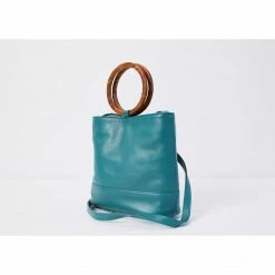 Payton James Bag: Mini Wood Bucket Tote Bags