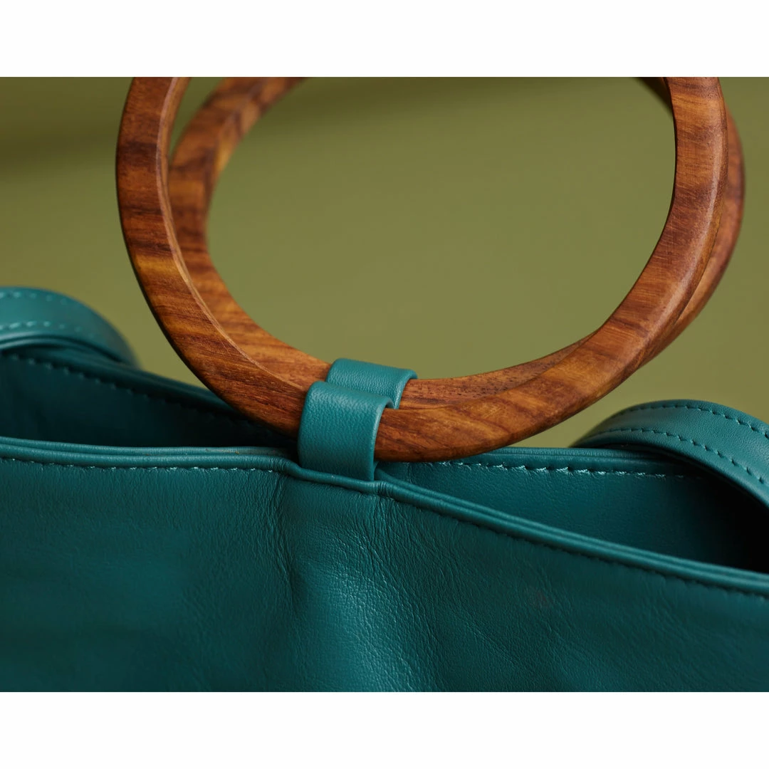 Payton James Bag: Mini Wood Bucket Tote Bags 6 Payton James Bag: Mini Wood Bucket Tote Bags