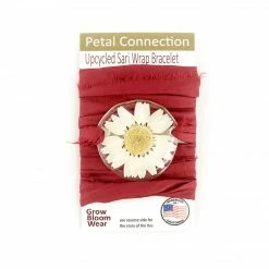 Petal Connection Bracelet: Sari Wrap