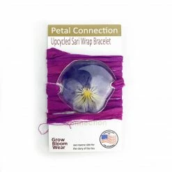 Petal Connection Bracelet: Sari Wrap