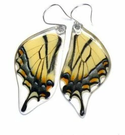 Petal Connection Earrings: Butterfly Wing Jewelry