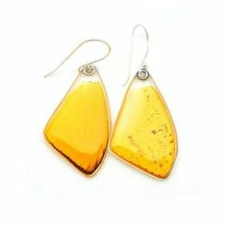 Petal Connection Earrings: Butterfly Wing Jewelry