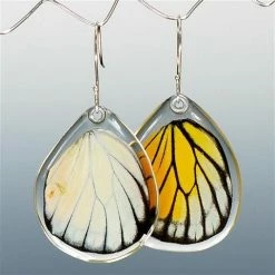 Petal Connection Earrings: Butterfly Wing Jewelry