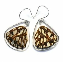 Petal Connection Earrings: Butterfly Wing Jewelry
